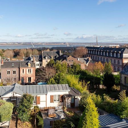 Là-Haut - 3 Panorama of the Estuary - City Center Honfleur Extérieur photo